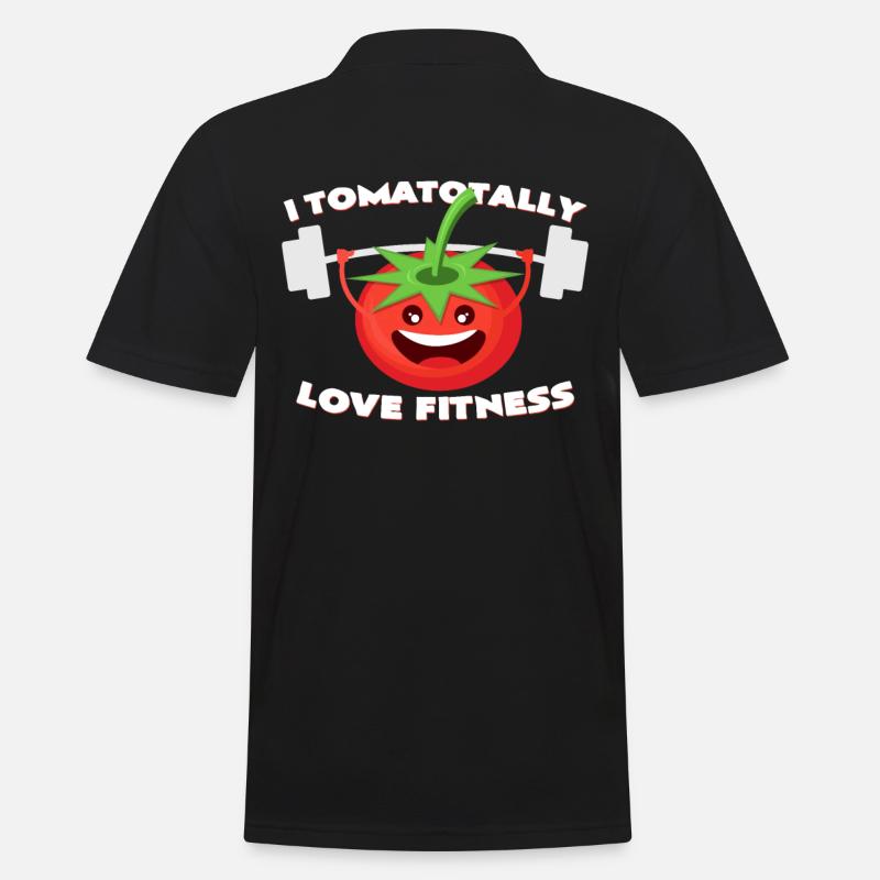 Tomate - Männer Poloshirt - Schwarz