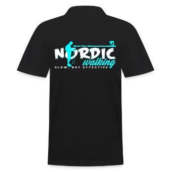 Marche nordique - Polo Homme - noir - Dos - Kai (181cm)