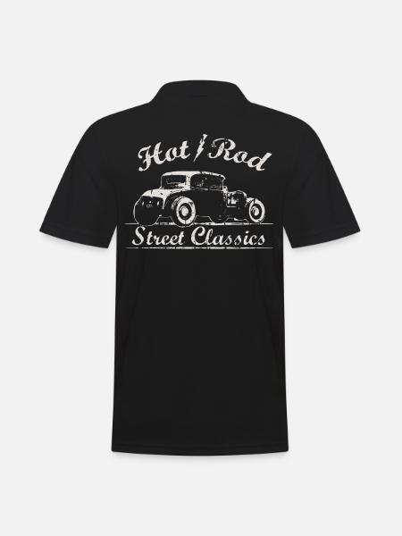 Cooler Hot Rod - Auto Street Classics - Men's Polo Shirt - black