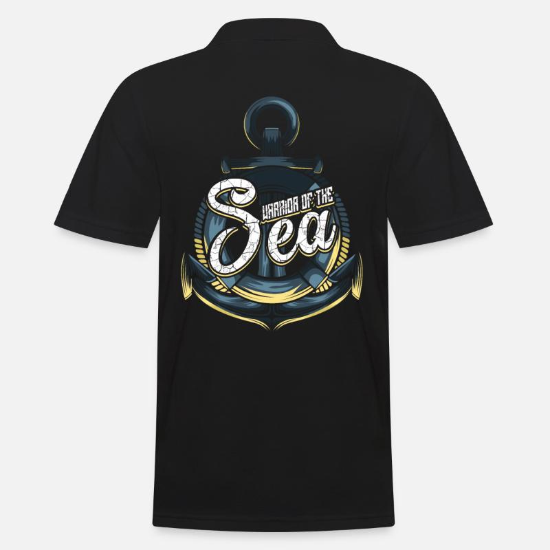 Seefahrer Matrose Geschenk - Männer Poloshirt - Schwarz