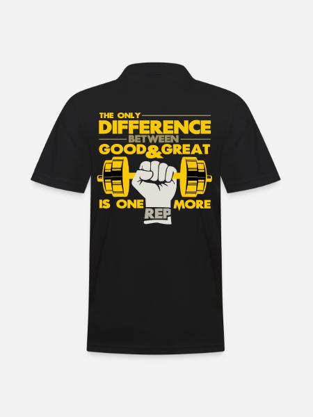 body builder - Men's Polo Shirt - black