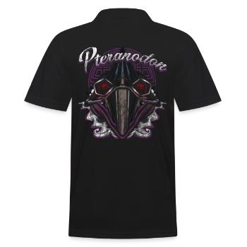 Cyborg Pteranodon Dinosaur Scifi - Polo Homme - noir - Dos - Kai (181cm)