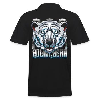 ours blanc - Polo Homme - noir - Dos - Kai (181cm)