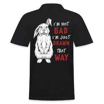 Bunny disant - Polo Homme - noir - Dos - Kai (181cm)