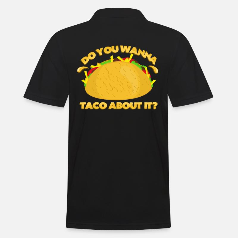 Taco - Männer Poloshirt - Schwarz