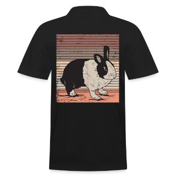 lapin néerlandais - Polo Homme - noir - Dos - Kai (181cm)