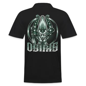 Dieu de la divinité égyptienne égyptienne du Nord Osiris - Polo Homme - noir - Dos - Kai (181cm)