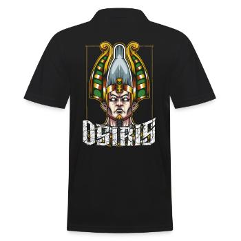 Osiris mythologie dieu divinité du Nil égyptien - Polo Homme - noir - Dos - Kai (181cm)