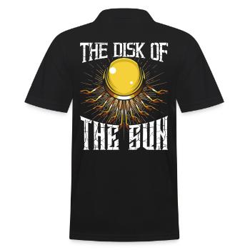 Egyptian sun disk - Men's Polo Shirt - black - Back - Kai (181cm)