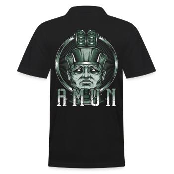 Dieu du saule dieu égyptien égyptien - Polo Homme - noir - Dos - Kai (181cm)
