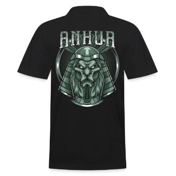 God of War Anhur Égypte égyptienne - Polo Homme - noir - Dos - Kai (181cm)