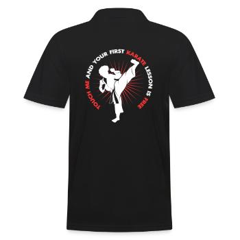 Karaté Combat de Karaté MMA Arts martiaux japonais - Polo Homme - noir - Dos - Kai (181cm)