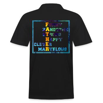 Fête des Pères - Polo Homme - noir - Dos - Kai (181cm)