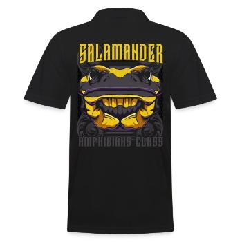 Salamander - Männer Poloshirt - Schwarz - Hinten - Kai (181cm)