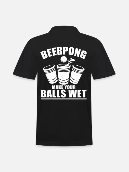 Beer Pong - Men's Polo Shirt - black