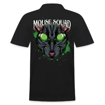 Mouse Squad | Animaux sauvages toxiques rat rongeur cadeau - Polo Homme - noir - Dos - Kai (181cm)