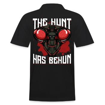 Mantis Raubtier | Gottesanbeterin Insekt Geschenk - Männer Poloshirt - Schwarz - Hinten - Kai (181cm)