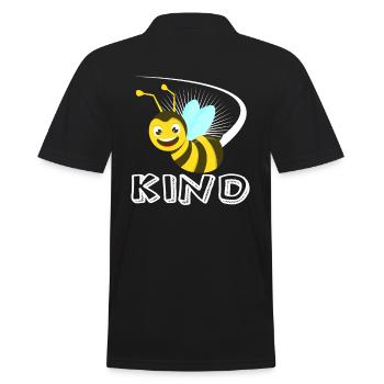 Anti-Bullying - Men's Polo Shirt - black - Back - Kai (181cm)
