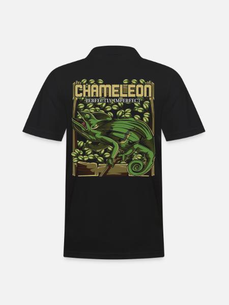 caméléon - Polo Homme - noir
