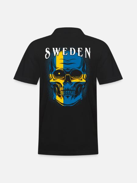 Suède - Polo Homme - noir