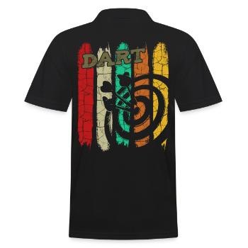jeu de fléchettes - Polo Homme - noir - Dos - Kai (181cm)
