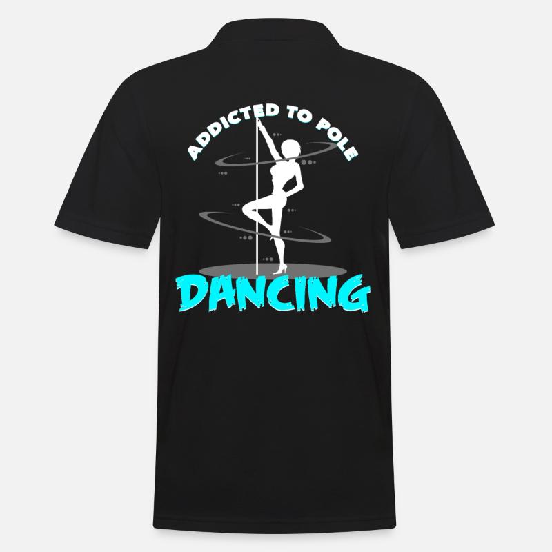 Pole Dance - Männer Poloshirt - Schwarz