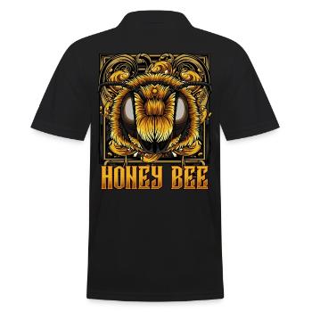 Abeille moderne | Cadeau tendance de guêpe d'abeille - Polo Homme - noir - Dos - Kai (181cm)