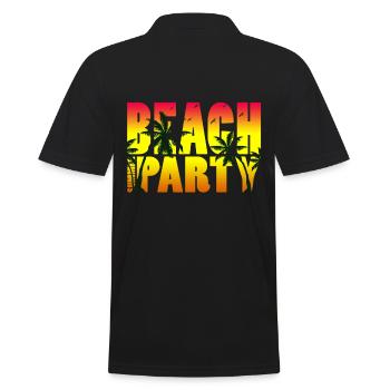 plage - Polo Homme - noir - Dos - Kai (181cm)