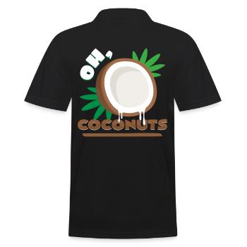 noix de coco - Polo Homme - noir - Dos - Kai (181cm)