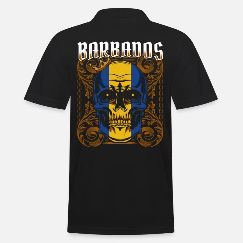 Barbados - Männer Poloshirt - Schwarz