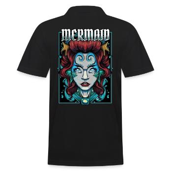 Mermaiding Meerjungfrau Fabelwesen Nixen Geschenk - Männer Poloshirt - Schwarz - Hinten - Kai (181cm)