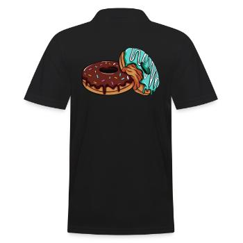 Donuts - Polo Homme - noir - Dos - Kai (181cm)