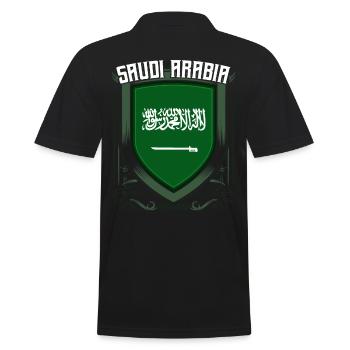 Arabie Saoudite - Polo Homme - noir - Dos - Kai (181cm)