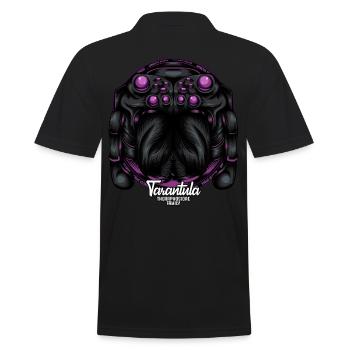 Tarantel Vogelspinnen Webspinnen Haustier Geschenk - Männer Poloshirt - Schwarz - Hinten - Kai (181cm)