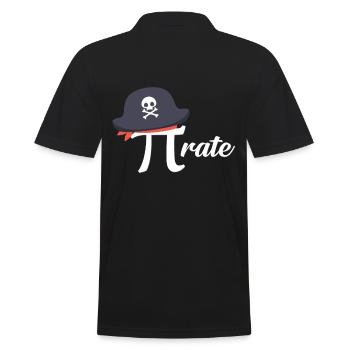 Mathematics - Men's Polo Shirt - black - Back - Kai (181cm)