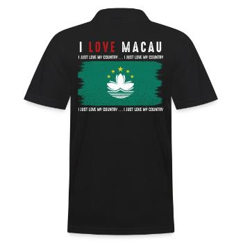 Macau - Polo Homme - noir - Dos - Kai (181cm)