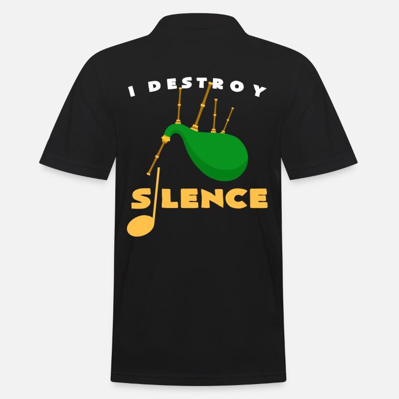 cornemuses - Polo Homme - noir