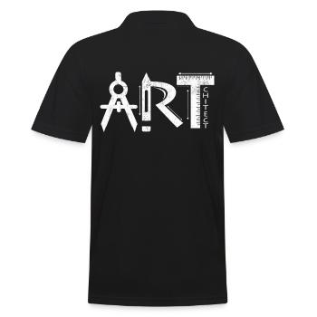 Architecte Jeu De Mots Cool Cadeau D'architecture - Polo Homme - noir - Dos - Kai (181cm)