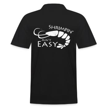Cool Shrimp Wortspiel Lustige Sprüche Geschenkidee - Männer Poloshirt - Schwarz - Hinten - Kai (181cm)