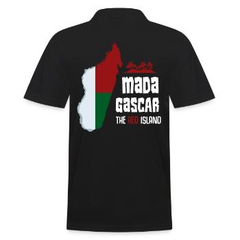 Madagascar - Polo Homme - noir - Dos - Kai (181cm)