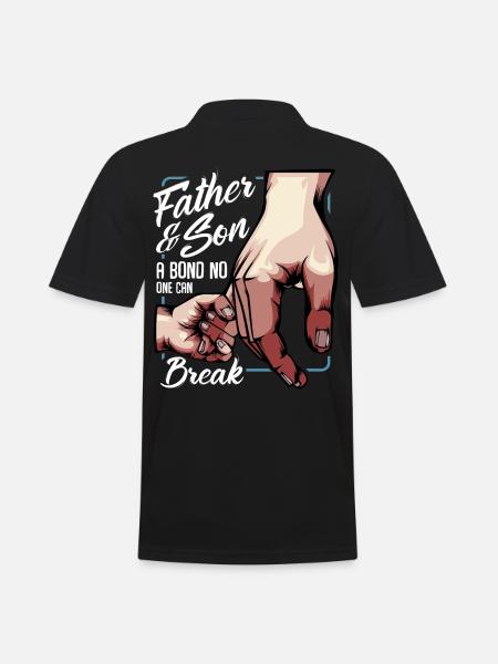 Père et fils - Polo Homme - noir