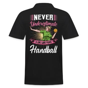 Déclaration de handballwoman - Polo Homme - noir - Dos - Kai (181cm)
