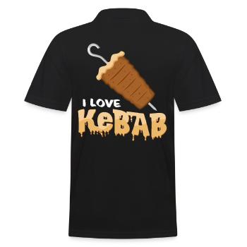 kebab - Polo Homme - noir - Dos - Kai (181cm)