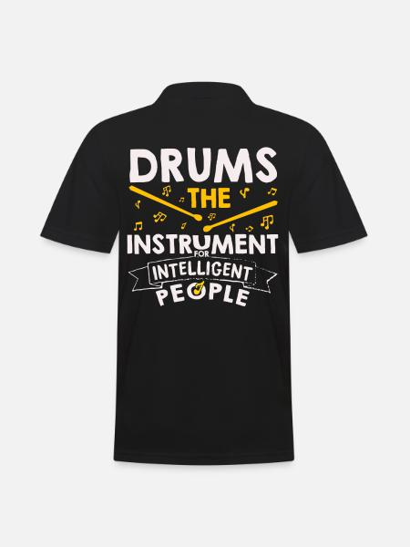 drummer - Men's Polo Shirt - black