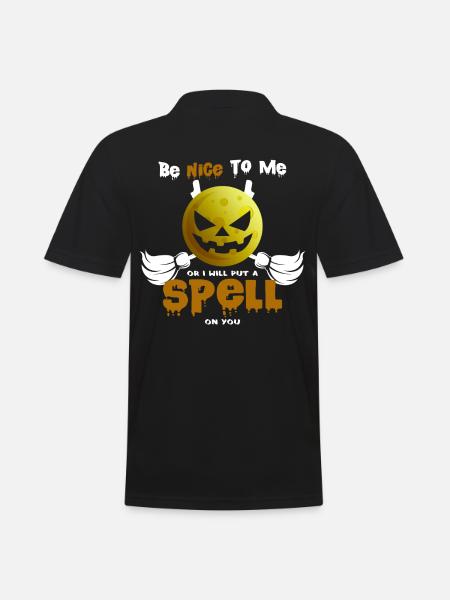 Halloween - Männer Poloshirt - Schwarz