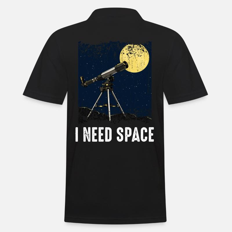 Astronomie - Männer Poloshirt - Schwarz