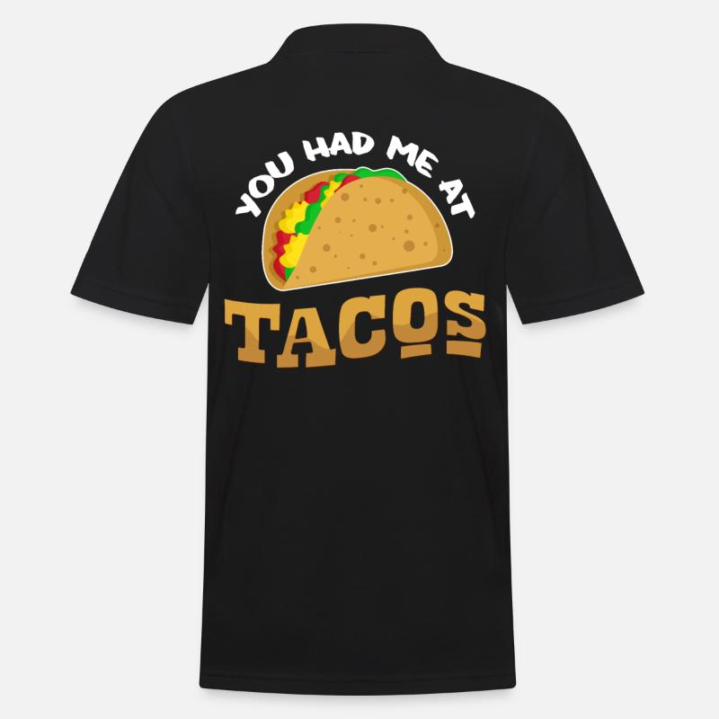Taco - Männer Poloshirt - Schwarz
