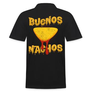 Buenos Nachos | Délicieux cadeau tortilla à la salsa - Polo Homme - noir - Dos - Kai (181cm)