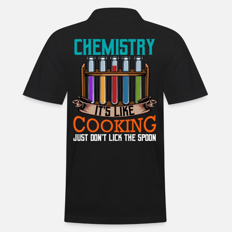 Chemiker - Männer Poloshirt - Schwarz