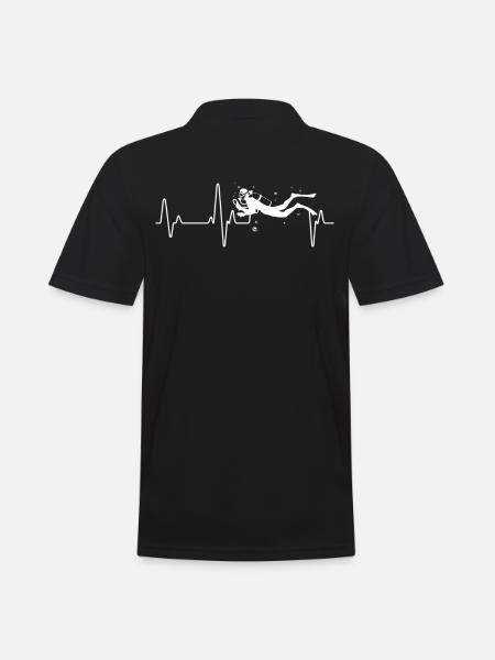 Diver - Men's Polo Shirt - black